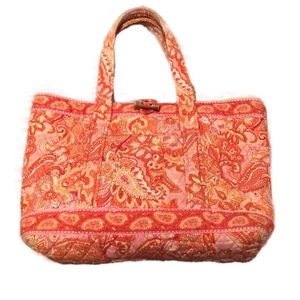 VERA BRADLEY  /paisley orange and pink purse